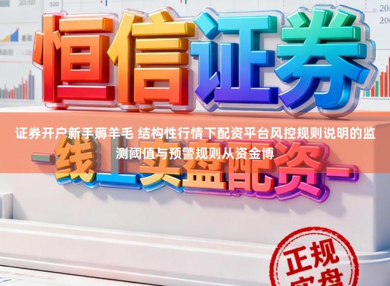 证券开户新手薅羊毛 结构性行情下配资平台风控规则说明的监测阈值与预警规则从资金博
